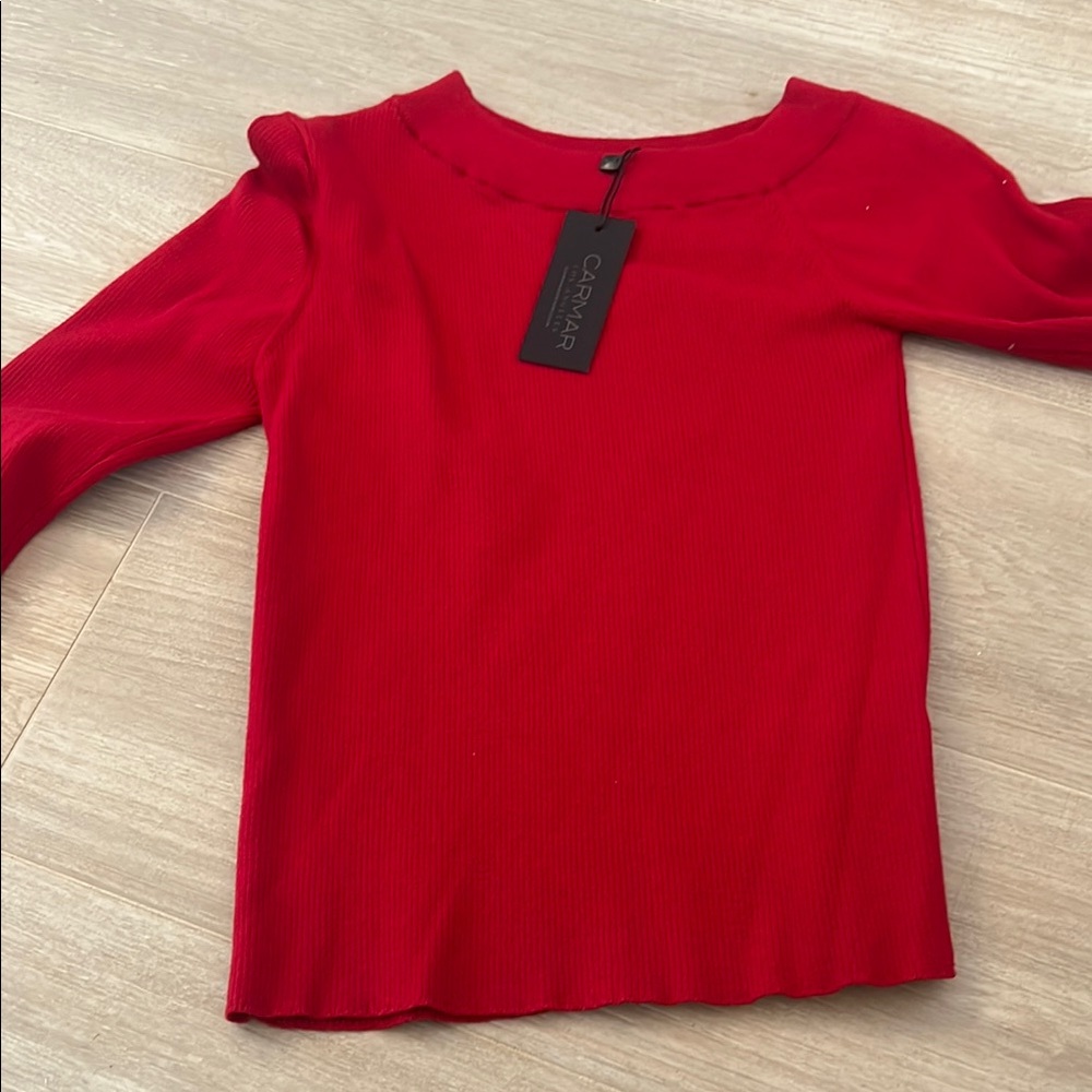 C/MEO Collective Scarlet Long Sleeve Top